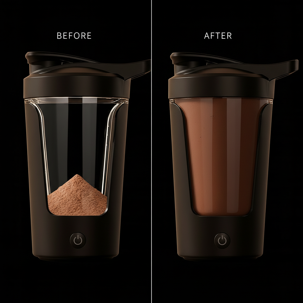 Before After Dry Powder